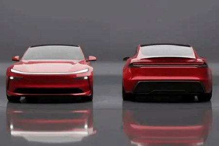 新款特斯拉Model S渲染圖曝光：貫穿式大燈+迎賓動畫
