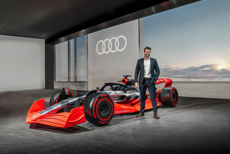 Audi首輛F1賽車於巴塞羅那Catalunya賽道完成試航