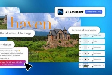 Adobe為Photoshop引入AI助手 支援語音指令自動修圖